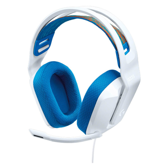 Headset gamer Logitech G335 - Branco