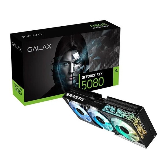 Placa de Video 16GB RTX 5080 GALAX 1 Click OC 3X GDDR7 - 58NZN6MD 
