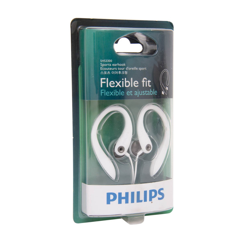 Messed up Thunder charity Fone de ouvido Philips SHS3300WT/10 Flexible Fit – Branco