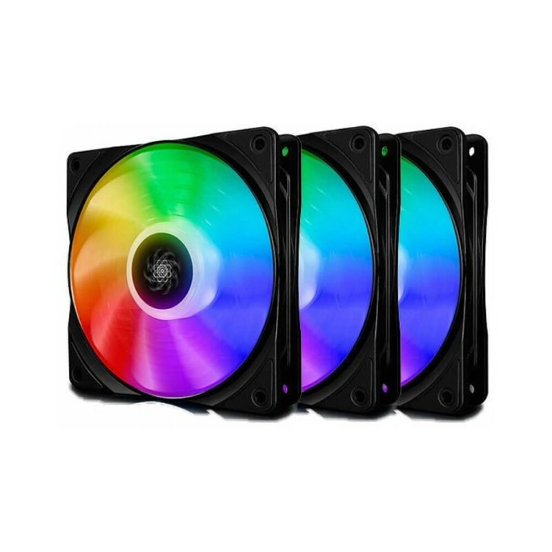 KIT COOLER FAN RGB 3 UNIDADES DEEP COOL CF120