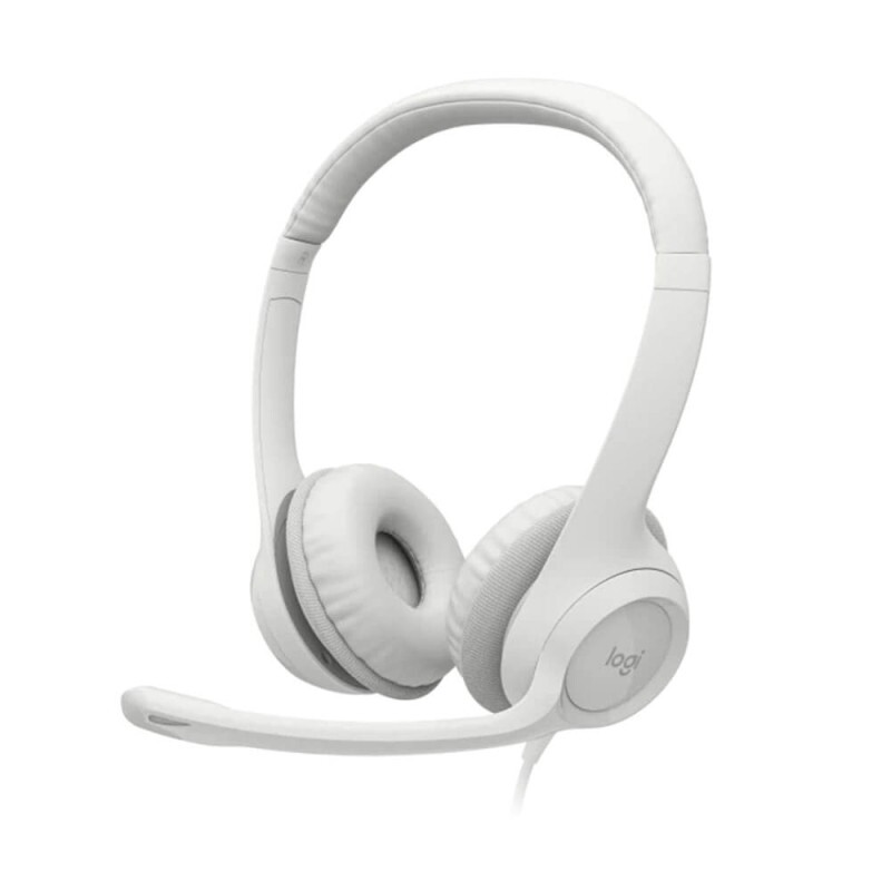 Headset Logitech H390 Branco USB com Microfone 981001285