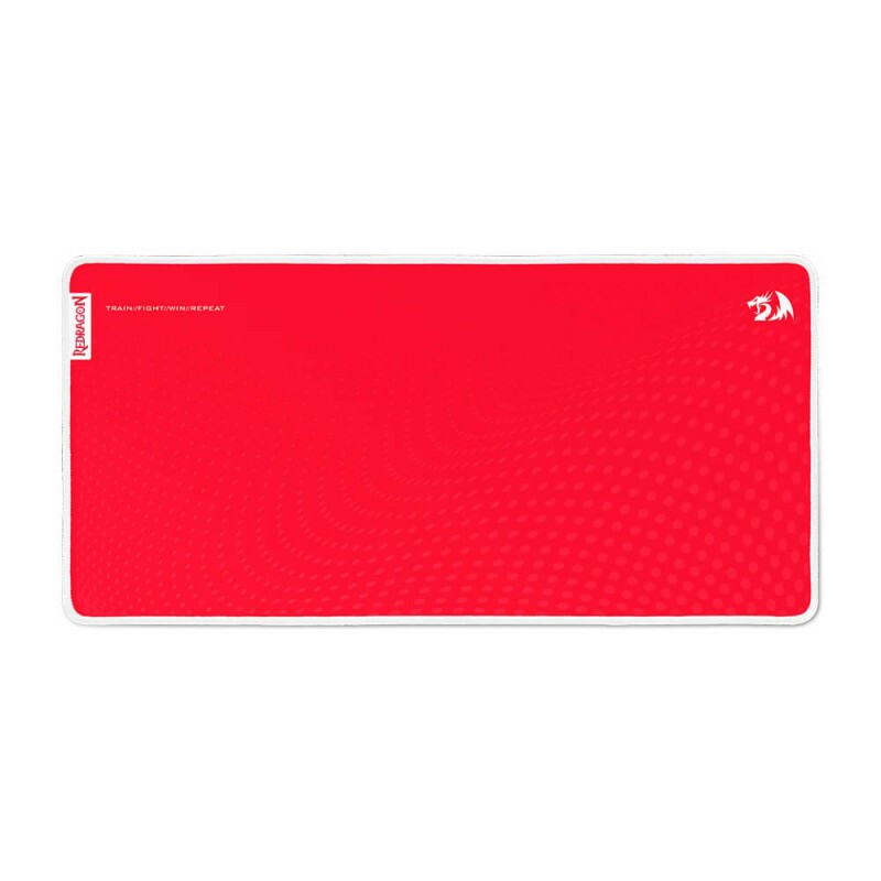 MOUSE PAD GAMER REDRAGON EXTENDED KUNLUN VERMELHO E BRANCO L P0