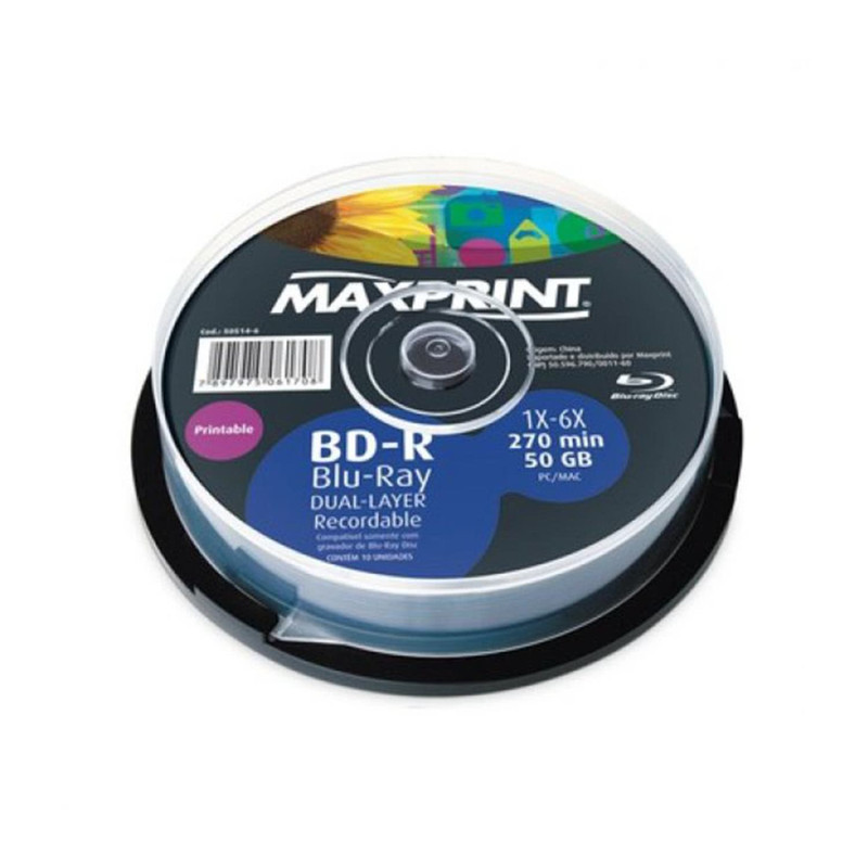 BDR MAXPRINT BLURAY PRINTABLE 50 GB 505146