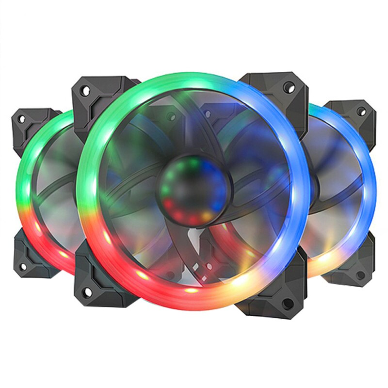 Kit Cooler Fan RGB 3 unidades Redragon GCF008