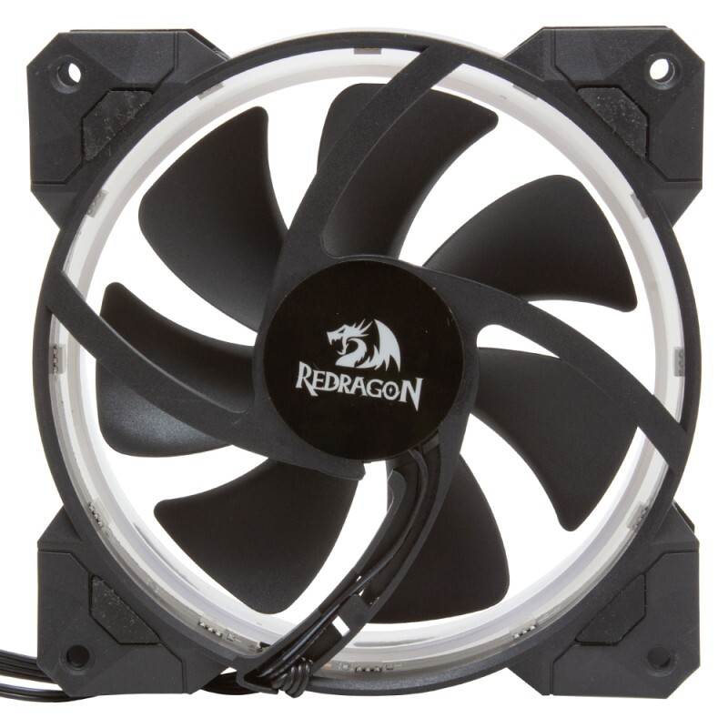Kit Cooler Fan RGB 3 unidades Redragon GCF008