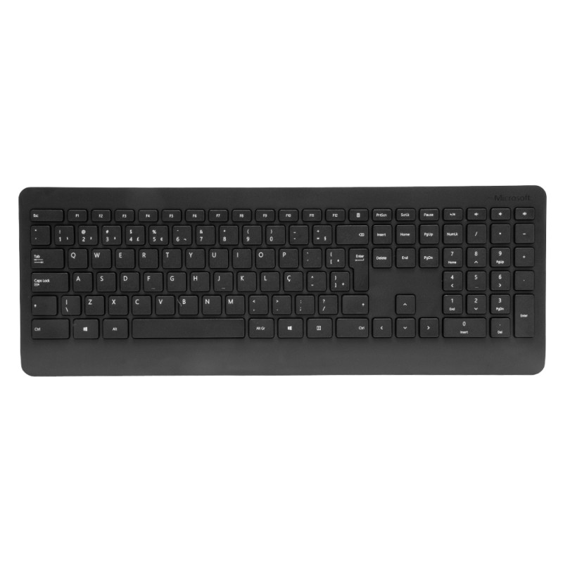 Kit Teclado Mouse Microsoft 900 Wireless Preto PT3 00005