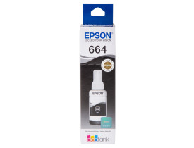 Refil de Tinta Epson T664120 Preto Original