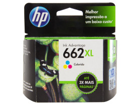 Cartucho de Tinta HP 662XL Colorido