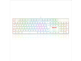 Teclado mecanico gamer Redragon K551WP mitra branco switch azul