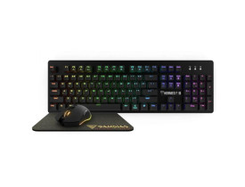 KIT GAMER GAMDIAS TECLADO/ MOUSE E MOUSEPAD HERMES P1B