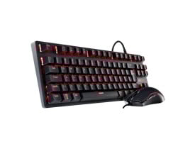 Kit gamer de teclado mecânico e mouse USB Pcyes MK50LR