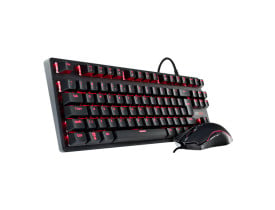 Kit gamer de teclado mecânico e mouse USB Pcyes MK50LR