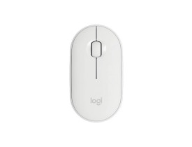 Mouse Logitech Pebble M350 sem fio branco 