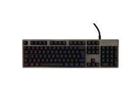 Teclado gamer Logitech mecânico G512 Carbon switch marrom
