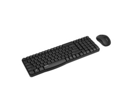 Kit teclado e mouse sem fio Rapoo X1800S preto