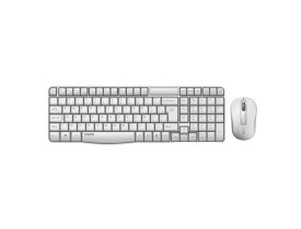 Kit teclado e mouse sem fio Rapoo X1800S branco
