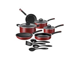 Kit Cozinha Tramontina Everyday Vermelho 10 Peças