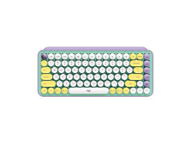 Teclado mecânico USB sem fio bluetooth Logitech Pop Keys Daydream