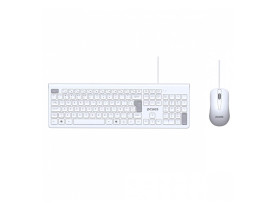 kit de teclado e mouse Soft USB 2 Pcyes PCOSF2W