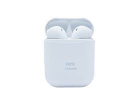 Fone de Ouvido OEX Candy TWS11 Bluetooth Branco Sem Fio