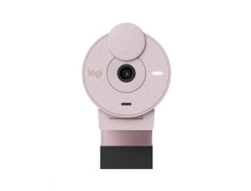 Webcam Logitech Brio 300 Rosa 1080p com Microfone