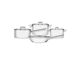 Jogo de Panela Tramontina Brava 4 Peças Aço Inox 65400/020