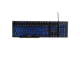 Teclado gamer OEX Force-X TC201 preto
