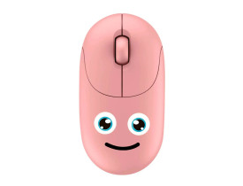 Mouse sem fio Bright Emoji Kids pink KMS001