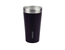 Copo Térmico Tramontina Exata 420ml Aço Inox Preto sem Tampa