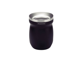 Cuia Térmica Tramontina 240ml Preto Aço Inox 61647200