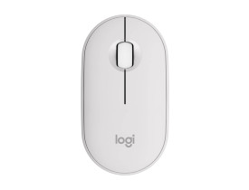 Mouse sem fio Logitech Pebble Mouse 2 M350s, branco- 910-007