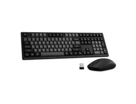 Kit gamer teclado e mouse Akko Monsgeek preto e cinza