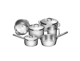 Jogo de panela Tramontina Solar 6 peças aço inox