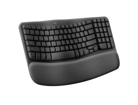 Teclado sem fio Logitech Wave Keys grafite - 920-012281