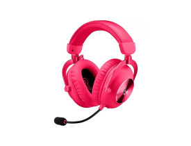 Fone de ouvido headset gamer Logitech G Pro X2 Lightspeed rosa ma