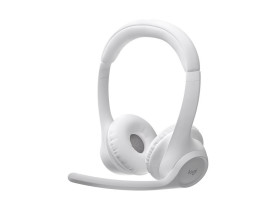 Headset gamer Logitech Zone 300 branco - 981-001416
