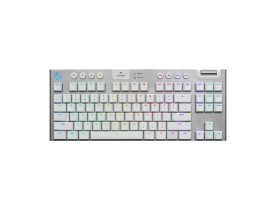 Teclado gamer Logitech mecanico G915 branco TLK - 920-009660