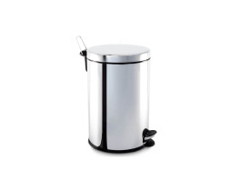 Lixeira Brinox 20L com pedal e balde linha Decorline inox