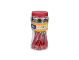 Faqueiro Brinox Itaparica 20 peças vermelho