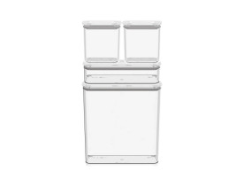 JOGO DE POTES HERMATICOS COZA C/ 4PCS