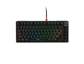 Teclado gamer mecânico Pcyes Rasec - Gasket Mount Gateron azul
