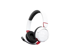 Fone de ouvido gamer HyperX Cloud Mini Wireless branco 7G8F2AAA