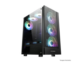 GABINETE ATX FORTREK CRUISER RGB PRETO