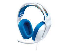 Headset gamer Logitech G335 - Branco
