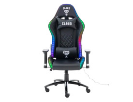 CADEIRA GAMER CLANM KING BLACK RGB