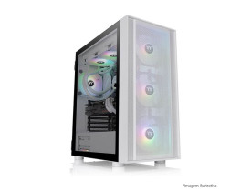 GABINETE THERMALTAKE GAMER H590 TG ARGB SNOW/SPCC/TG LS
