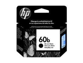 CARTUCHO HP CC636WB PRETO (60B) 4ML