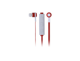 FONE DE OUVIDO MAXPRINT FREEDOM BLUETOOTH BRANCO/VERMELHO COM MIC