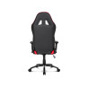 Vista traseira da Cadeira gamer AKRacing Nitro preta e vermelha