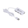 Hub 4 portas USB 2.0 HUV-20B Vinik branco